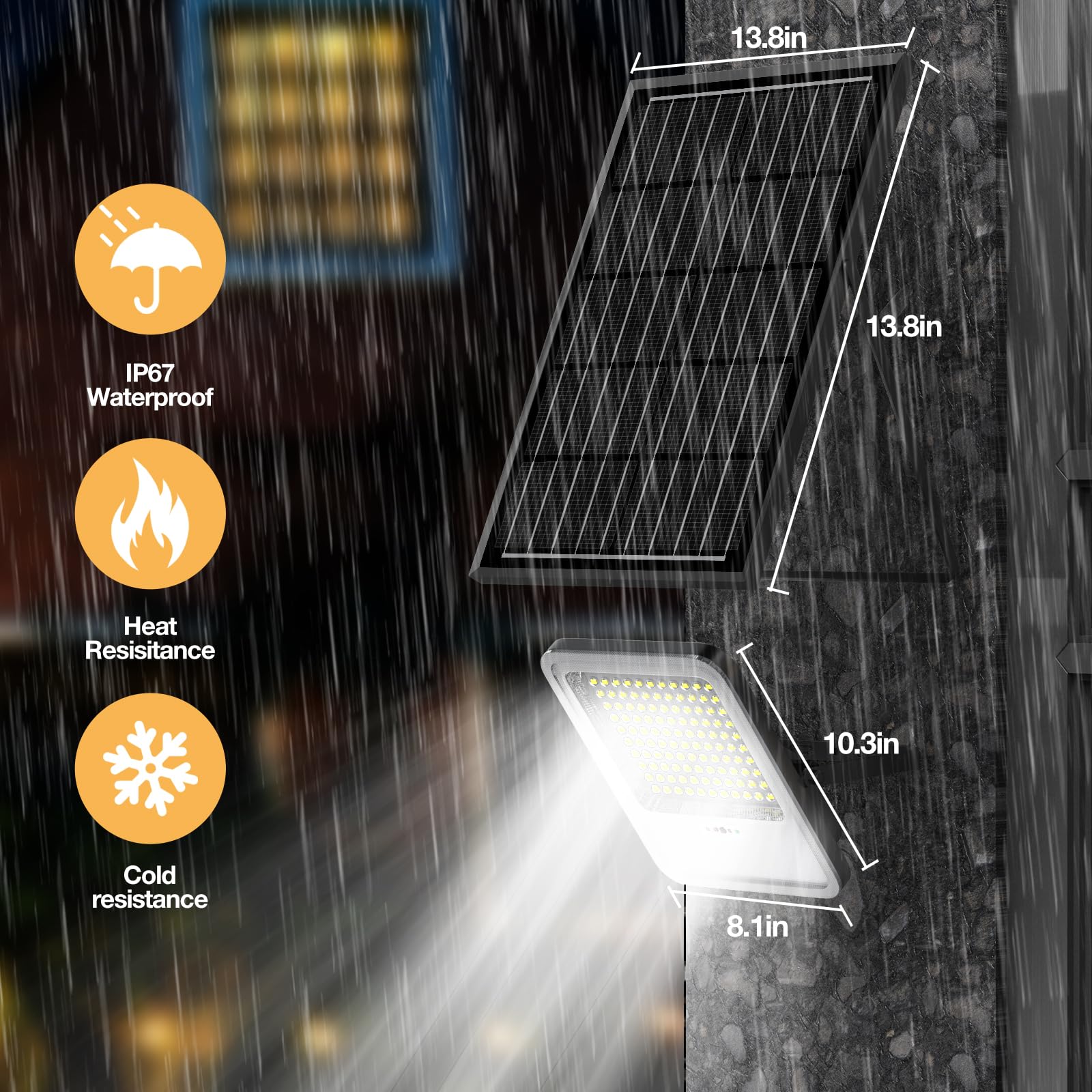 300W Solar Flood Light