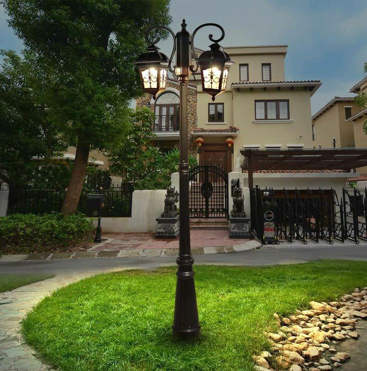 2 Headed 2 Metre Ornamental Bollard Light.  + 1746716602