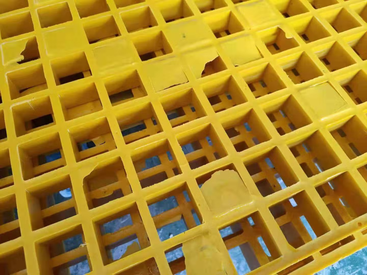 38 &times; 38 &times; 50 mm Molded FRP Grating &mdash; 1220 &times; 3660 mm High‑Strength Panel   1753421064