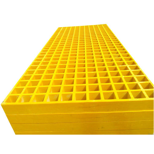 50 &times; 50 &times; 25 mm Fiberglass Molded FRP Grating Panel (1220 &times; 3660 mm)