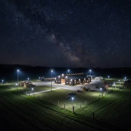 Solar flood lights for farms price in Kenya image